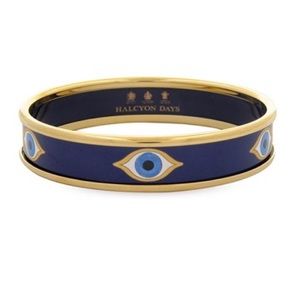 Vibrant Evil Eye bangle by Halcyon Days